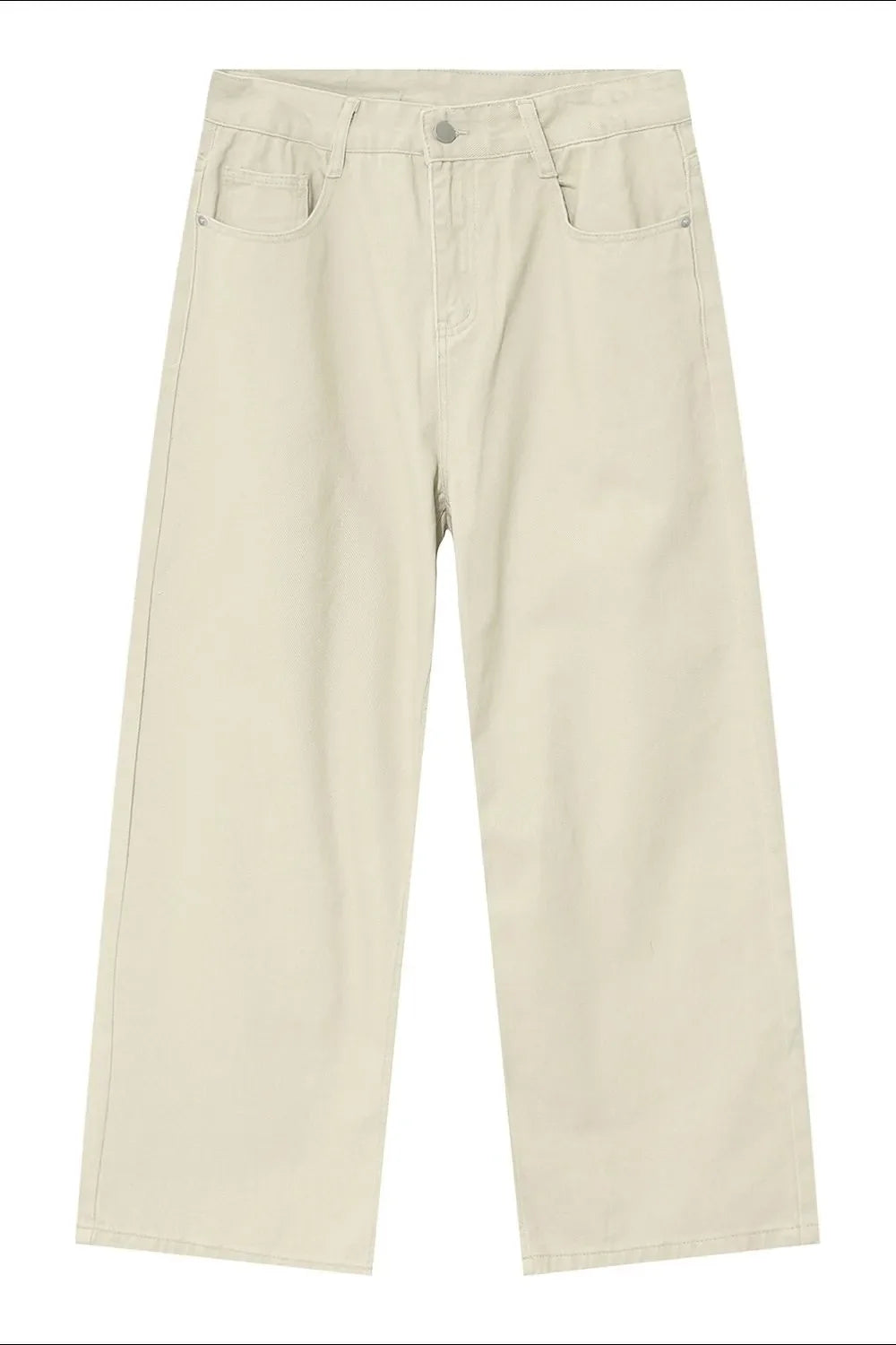 Pocketed Wide Leg Men's Jeans