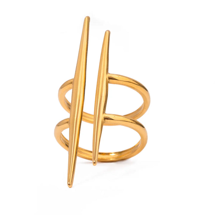 Stainless Steel Asymmetrical Ring