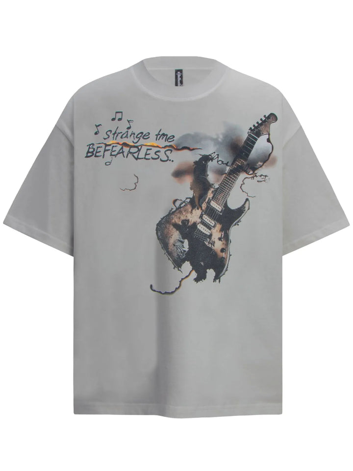 Men's Graphic Round Neck Short Sleeve T-Shirt