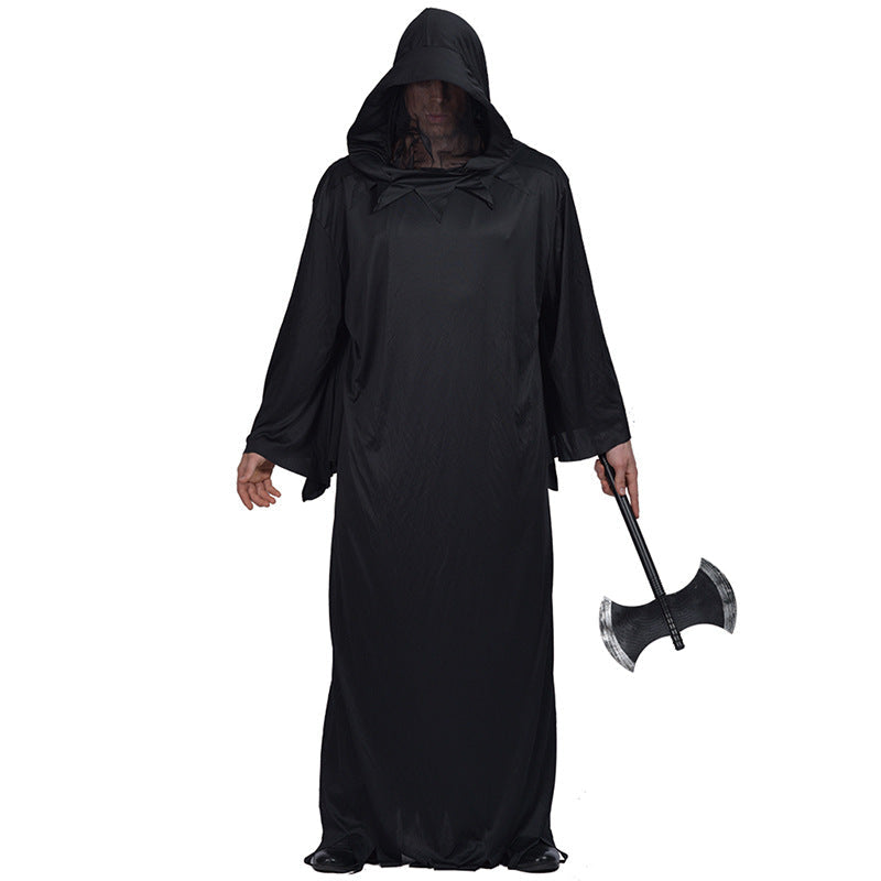 Halloween Costume Cold Black Robe Props Costume