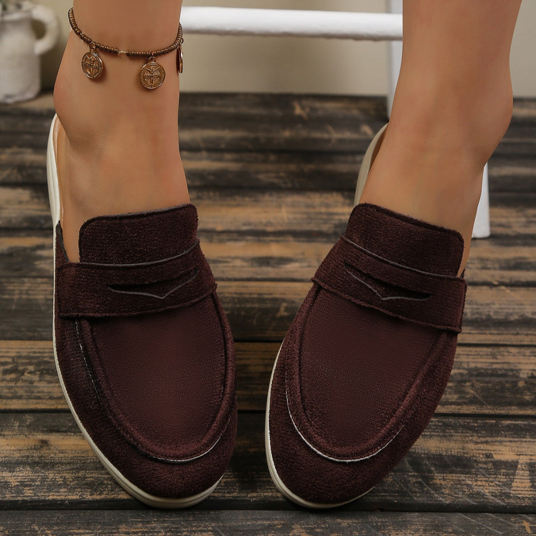 Round Toe Slip-Ons