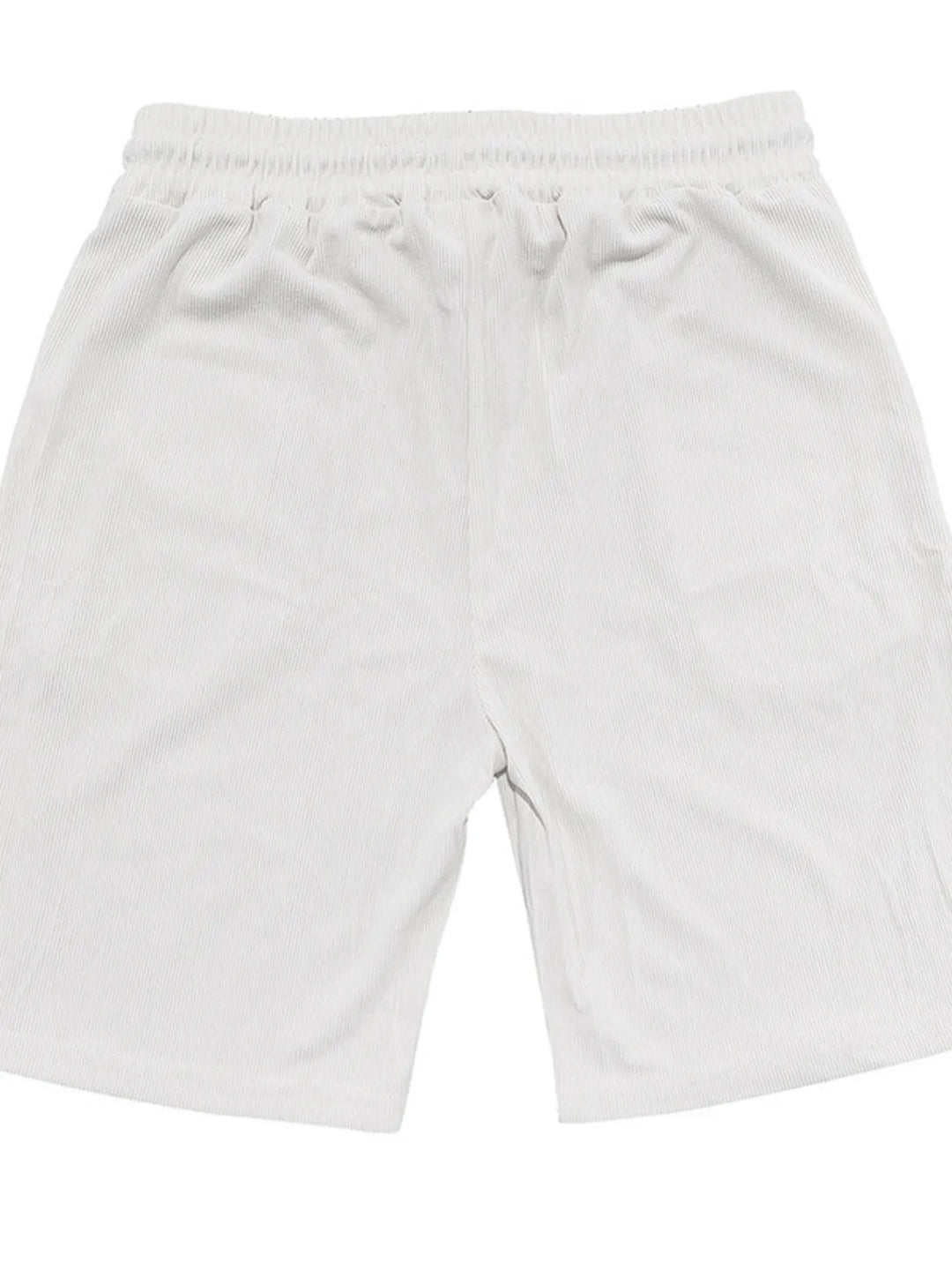 Men's Full Size Button Up Top and Shorts Set Plus Size