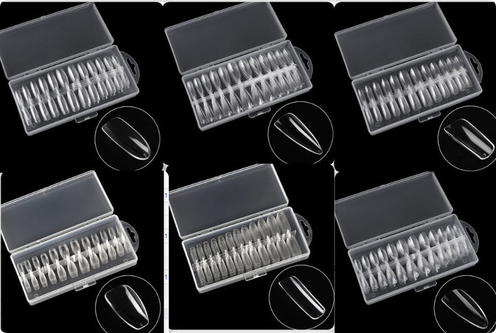 Nail Art Ultra-thin Seamless Box  Sheet French Fake Nails