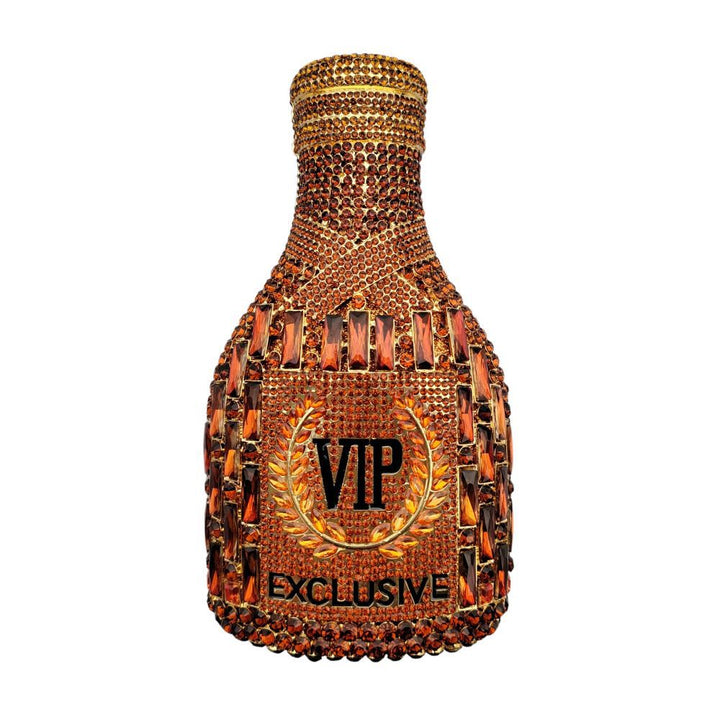 Champagne Bottle Diamond Hand Holding Dinner Bag