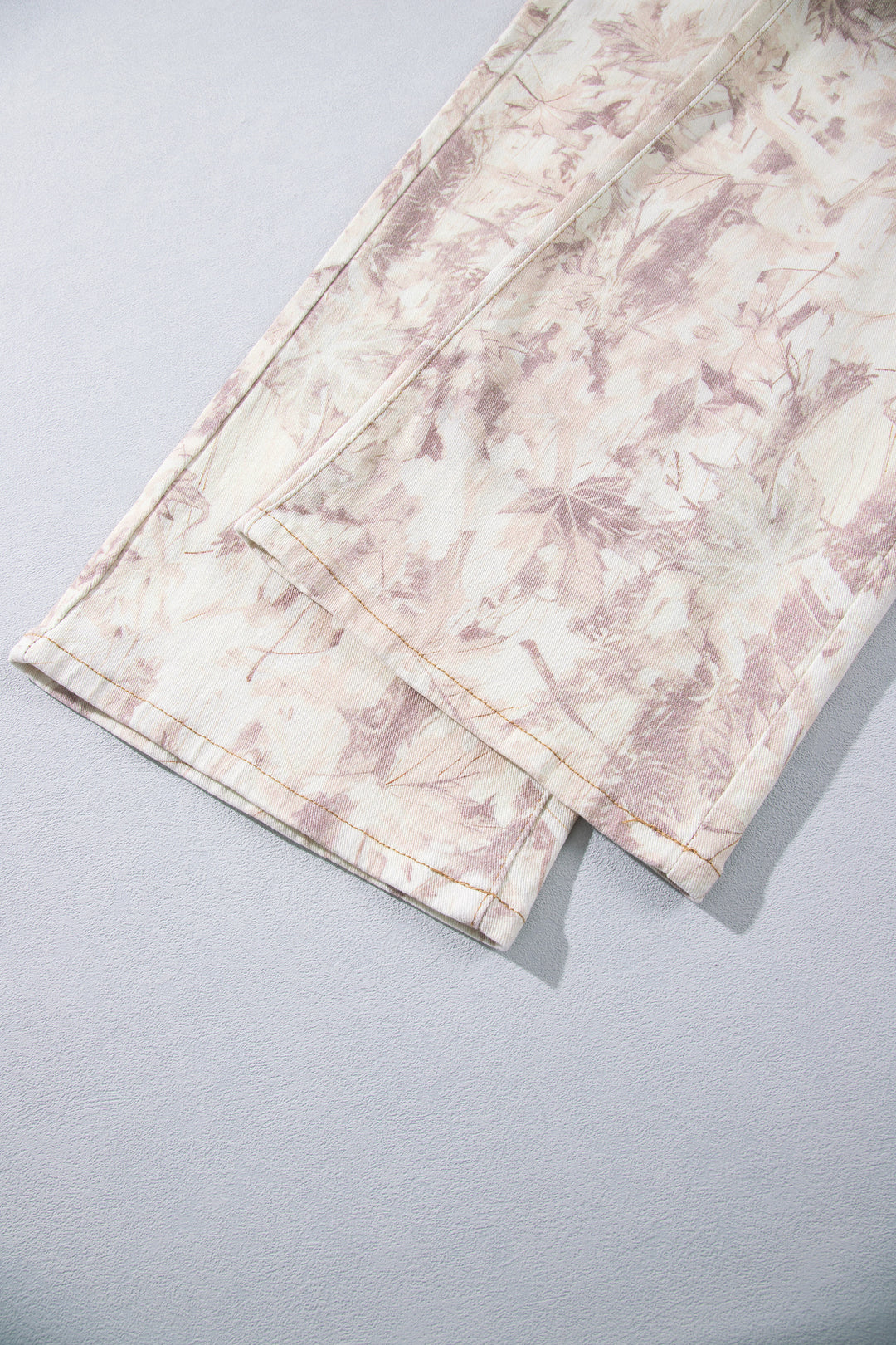 Khaki Woodland Camo Tummy Control Denim Wide Leg Jeans
