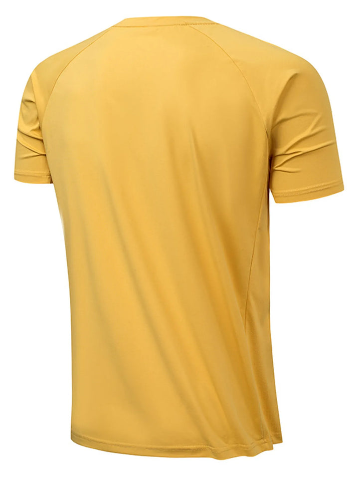 Men's Plus Size Round Neck Short Sleeve T-Shirt