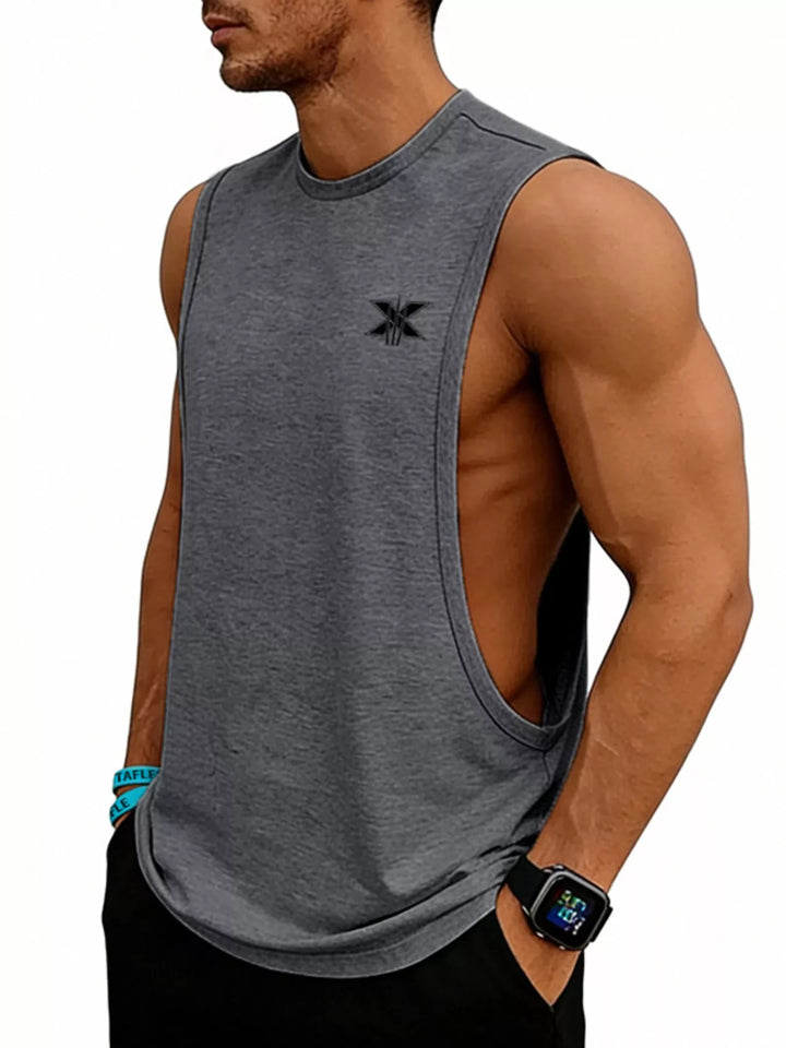 Men's Full Size Round Neck Tank Plus Size