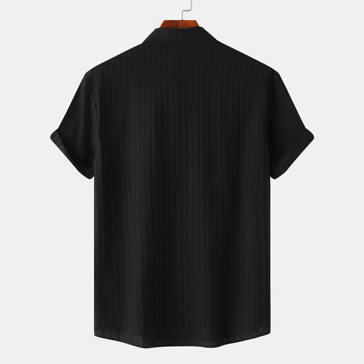 Men's Casual Short Sleeve Button Down Shirt