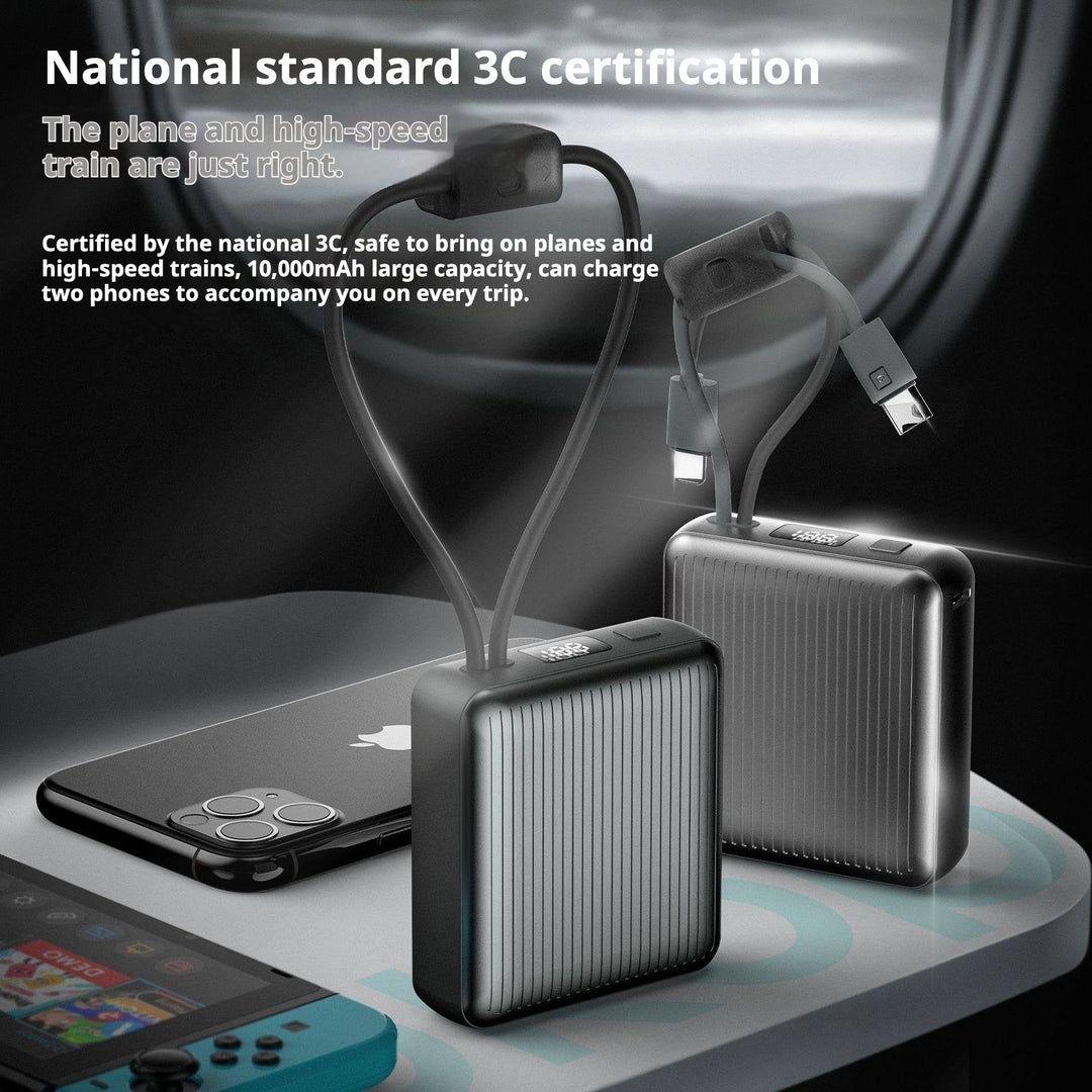 KP-717 Power Bank 3C Certified Digital Battery Display 10,000mAh High Capacity Fast Charging Hot-Selling In Stock