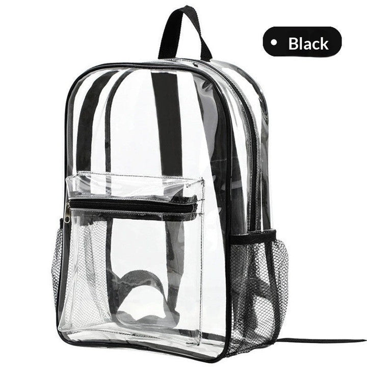 Transparent PVC Clear Storage Backpack Jelly-style Shoulder Bag
