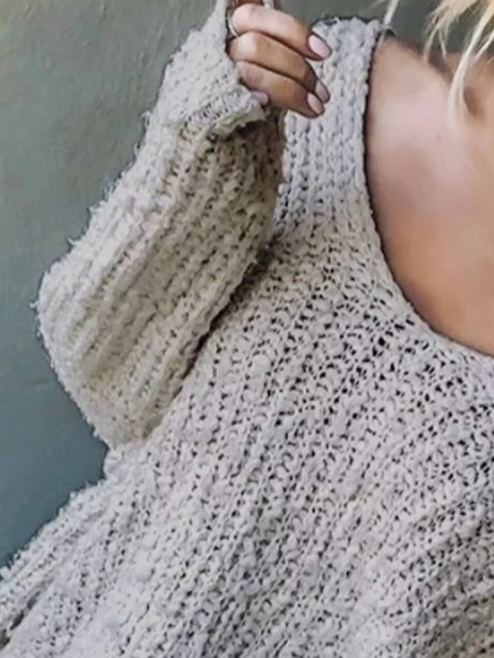 Loose Fit Long Sleeve Sweater