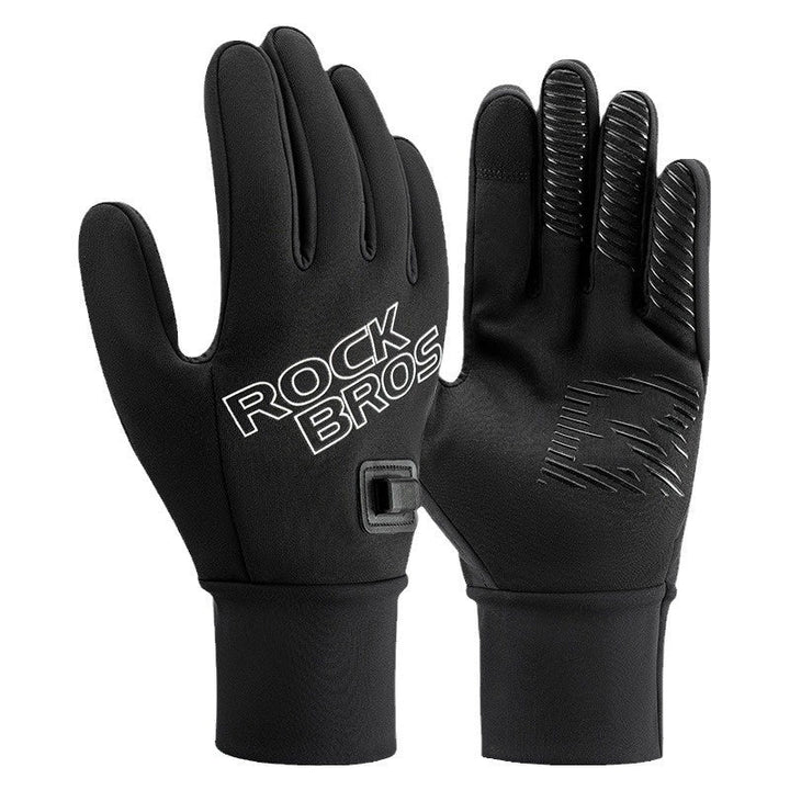 Charging Heating Warming Touchscreen-compatible Cycling Gloves