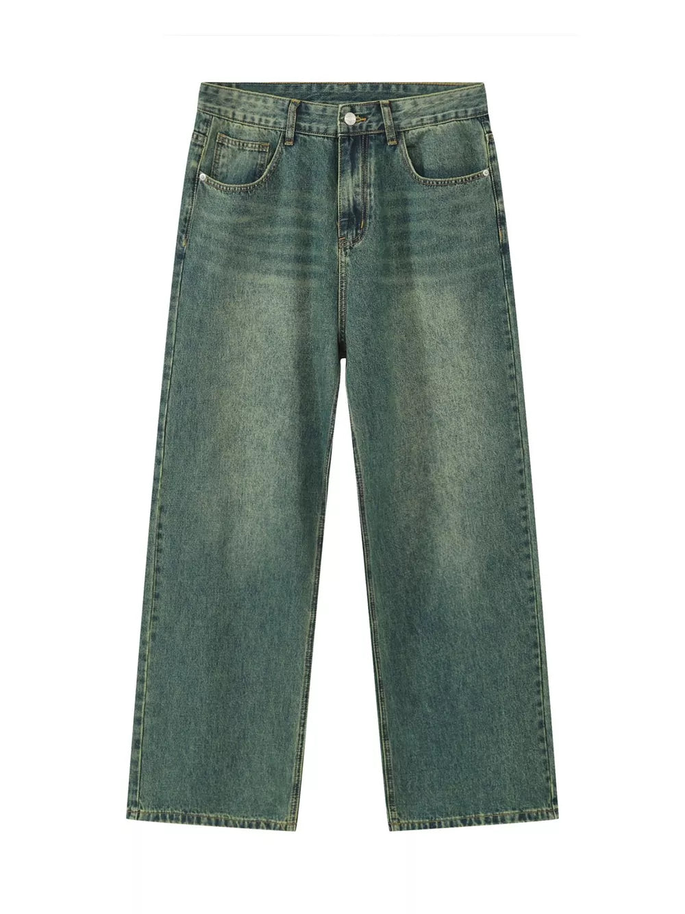 Men's Gradient Wide-Leg Jeans