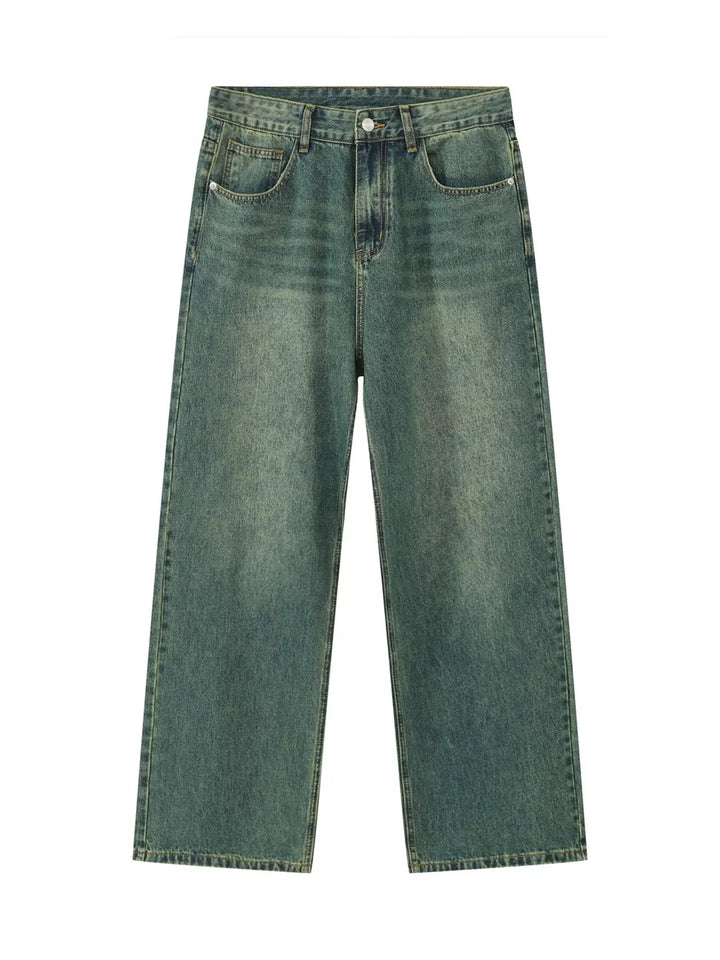 Men's Gradient Wide-Leg Jeans
