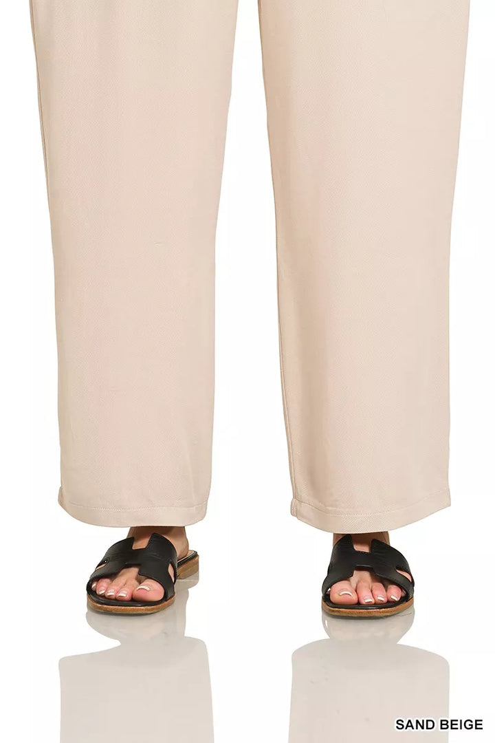 Zenana Rayon Woven Wide Leg Jumpsuit
