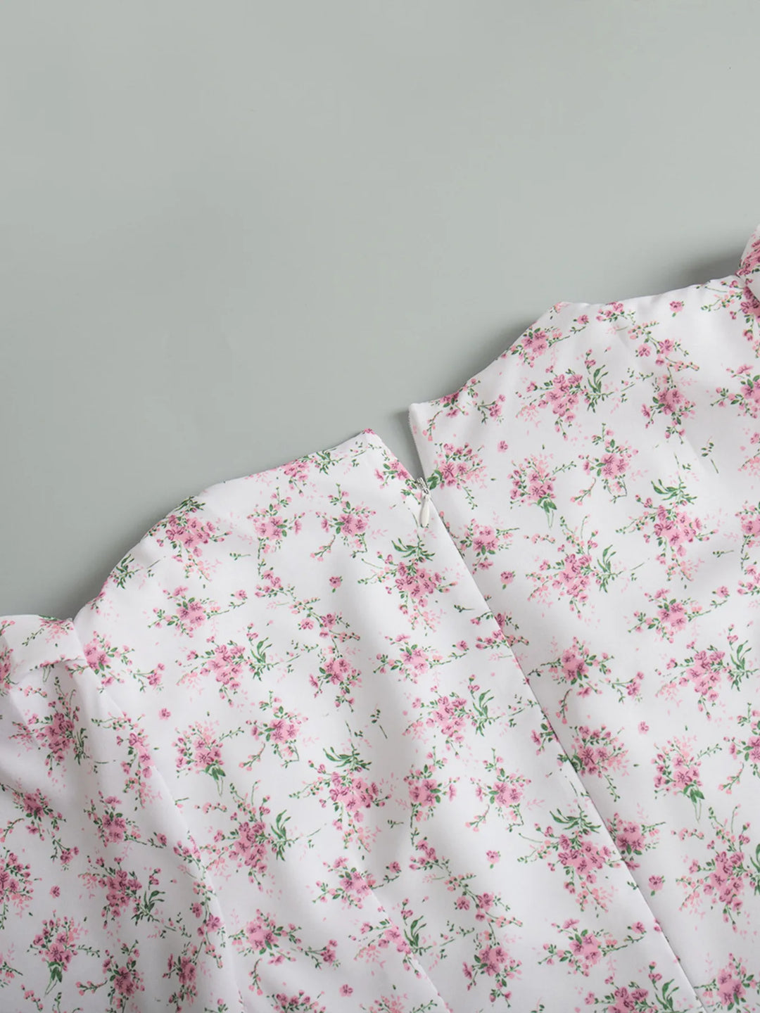 Floral Print Short Sleeve Dress