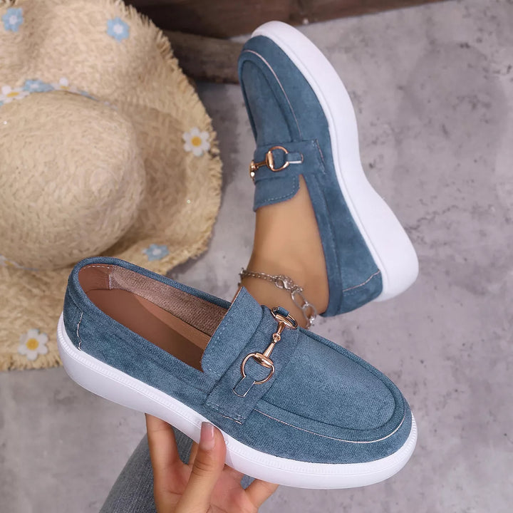 Round Toe Slip-Ons