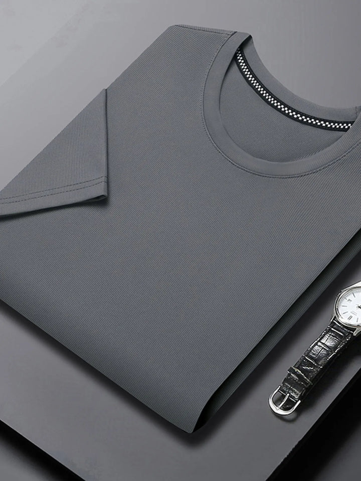 Men's Plus Size Breathable Short Sleeve T-Shirt