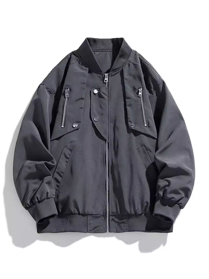 Men's Plus Size Casual Lightweight Bomber Jacket