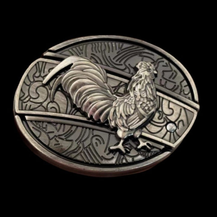 Smooth Buckle For Self-defense Trendy Punk-style Belt Buckle With A Distinctive Look