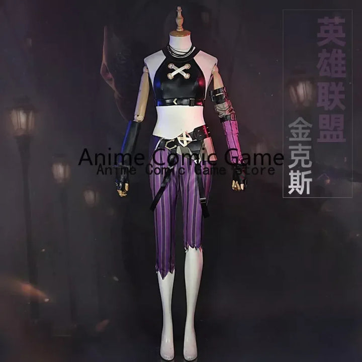LOL Arcane Cosplay Costume - Loli Jinx Crit