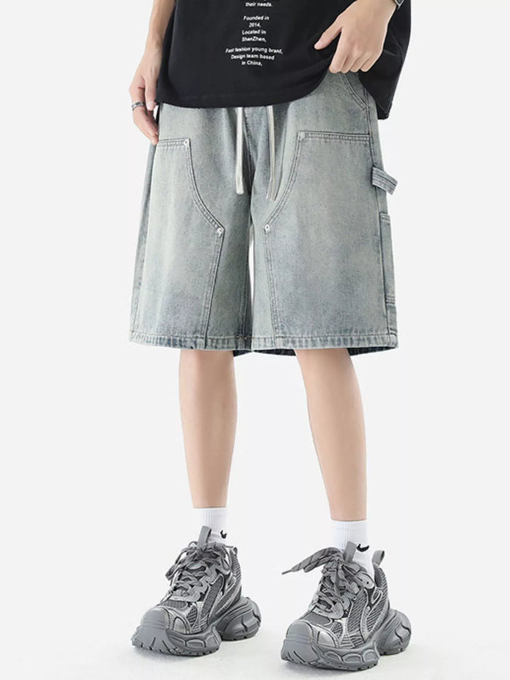 Men's Vintage Wash Denim Shorts