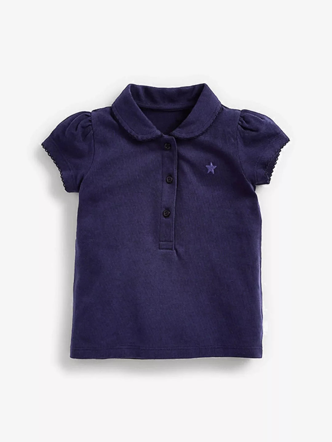 Children's Button Detail Short Sleeve Polo