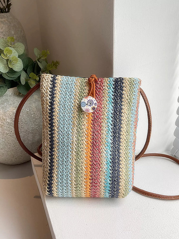 Straw Woven Crossbody Bag