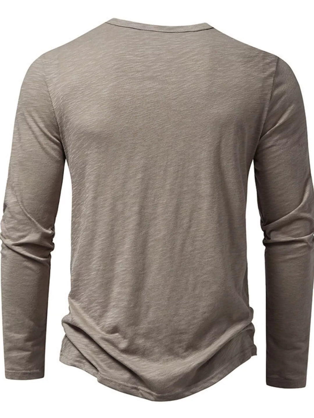 Men's Long Sleeve Henley T-Shirt