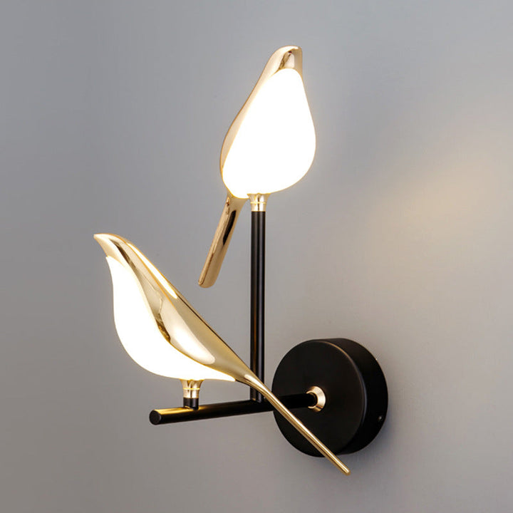 Modern Simplicity LED Wall Lamp Magpie Bird Model Light Sconce Light Indoor Lighting Home Kitchen Bedside Bedroom Living Room