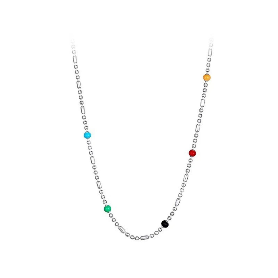925 Sterling Silver Bead Necklace