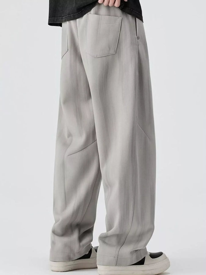 Men's Plus Size Relaxed Fit Drawstring Casual Pants