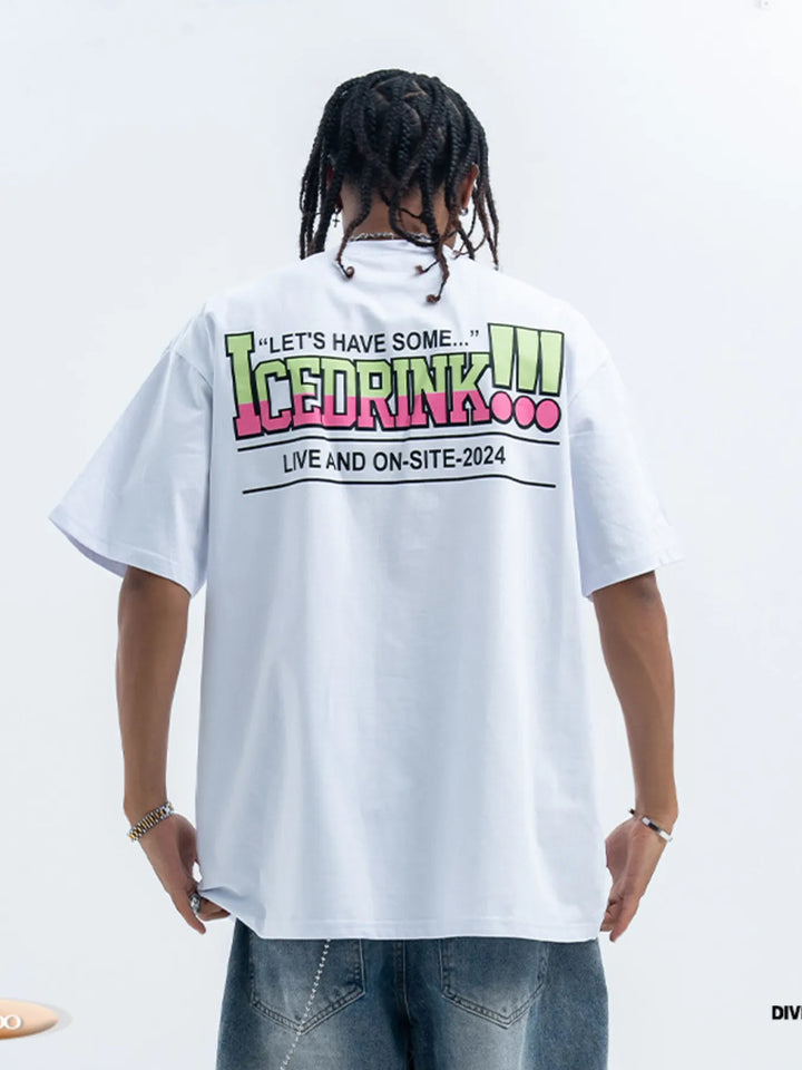 Men's Graphic Round Neck Relaxed Fit T-Shirt