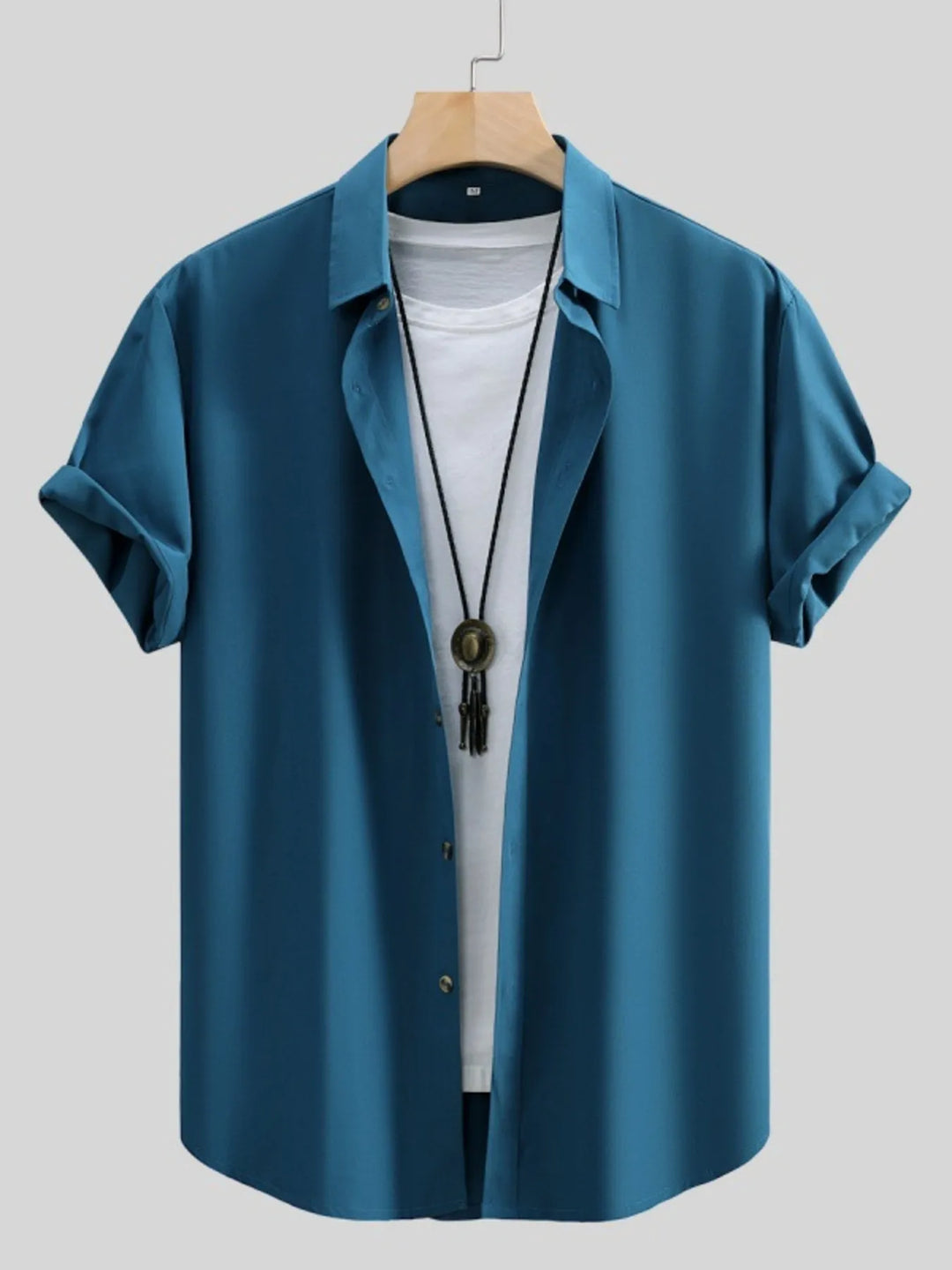 Men's Button Up Short Sleeve Shirt