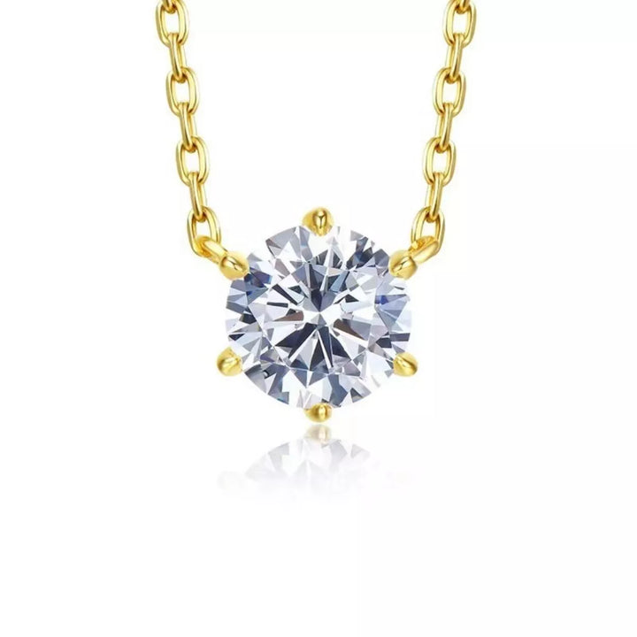 925 Sterling Silver Zircon Necklace