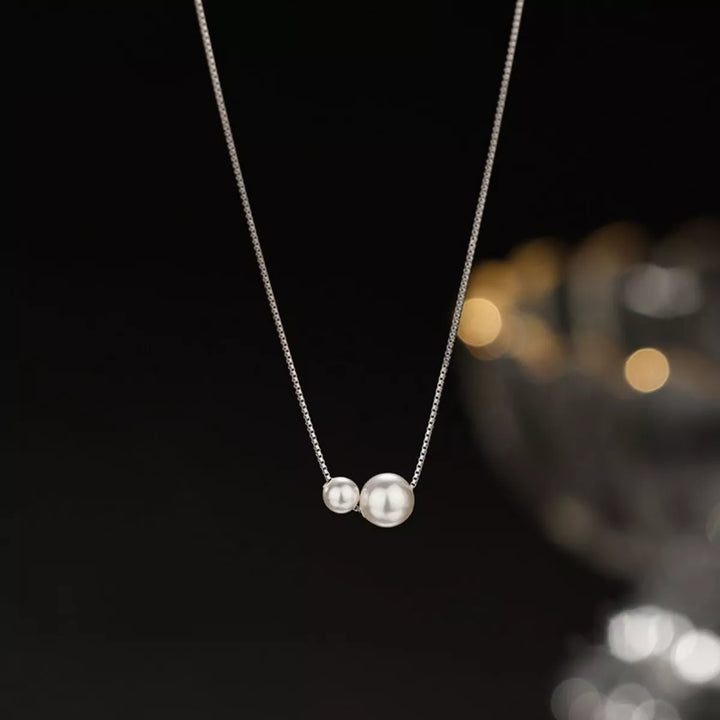 925 Sterling Silver Pearl Necklace