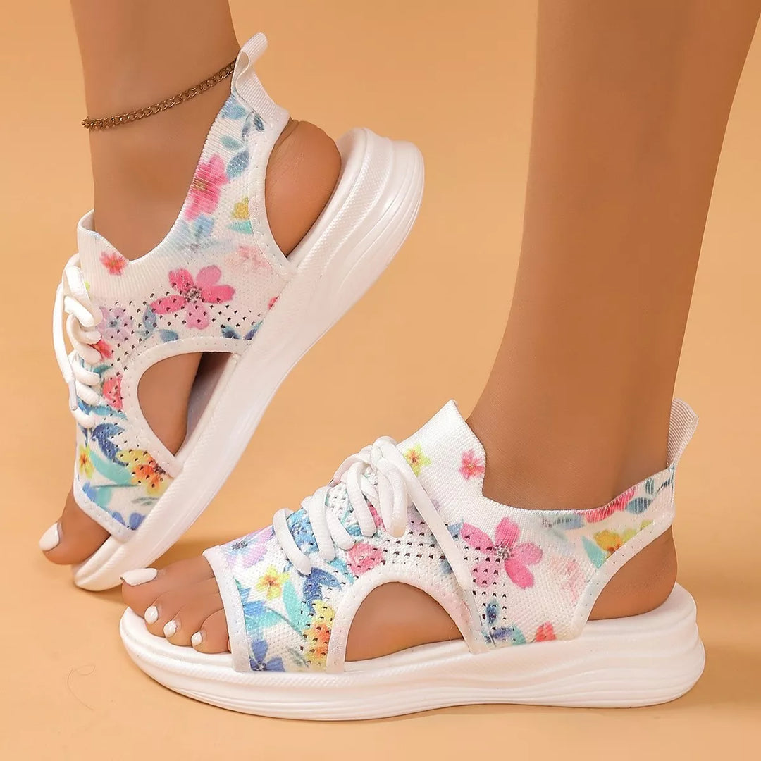 Tie-Dye Breathable Mesh Sandals