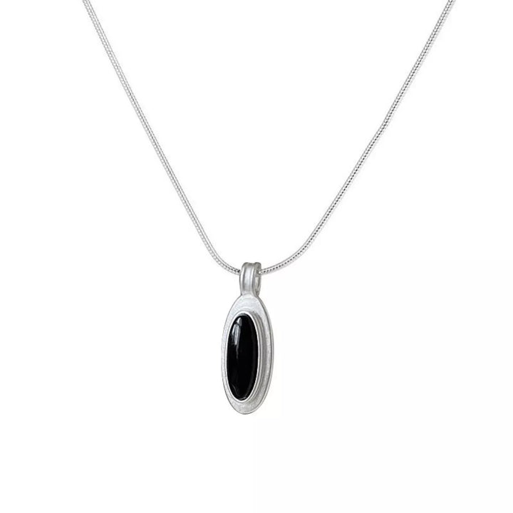 925 Sterling Silver Geometric Pendant Necklace