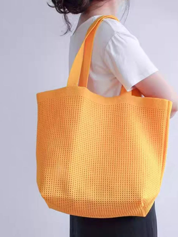 Lightweight Woven Shoulder Bag