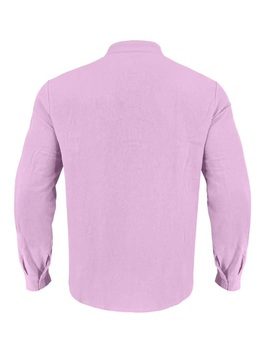 Men's Full Size Button Detail Long Sleeve Shirt Plus Size