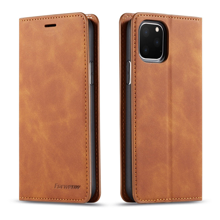 Magnetic Flip Retro Card Wallet Mobile Phone Holster
