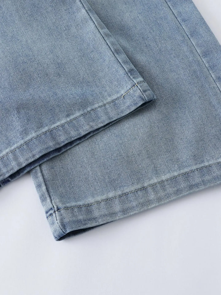 Men's High-Waist Wide Leg Relaxed Fit Jeans
