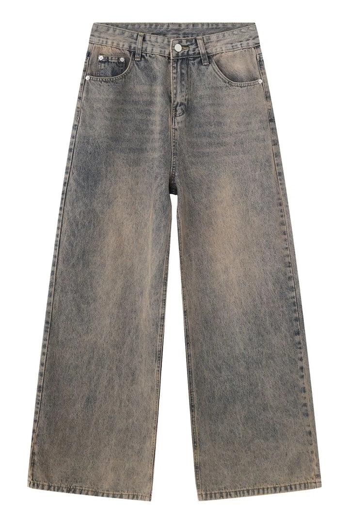 Wide Leg Jeans with Pockets