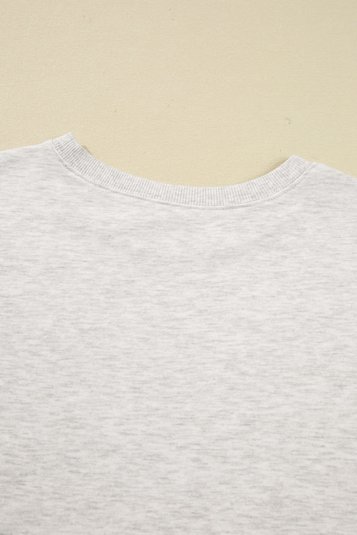 Red Vintage Washed GAME DAY Graphic Baggy Sweatshirt
