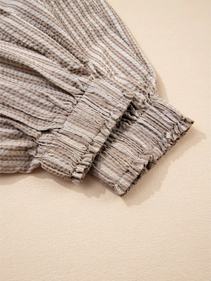 Stripe Drawstring Cargo Jogger Pants with Pockets