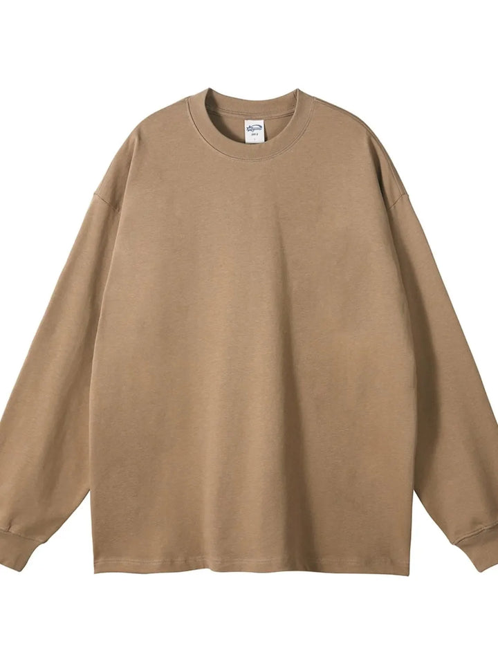 Men's Round Neck Long Sleeve T-Shirt