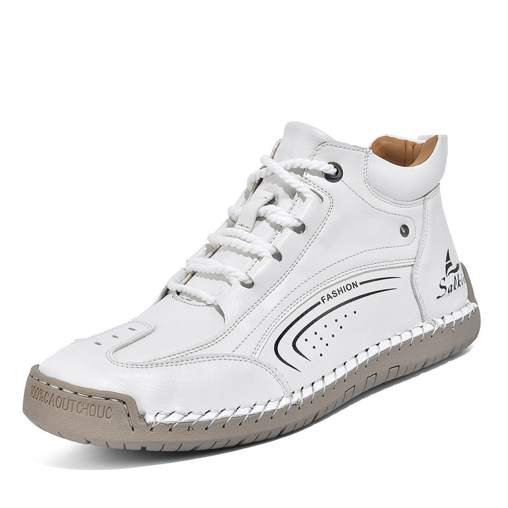 Plus-size Mens Fashion With Hand-stitched Soles