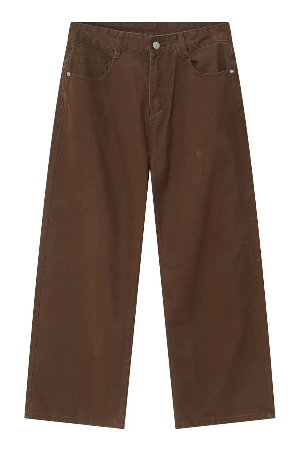 Pocketed Wide Leg Men's Jeans