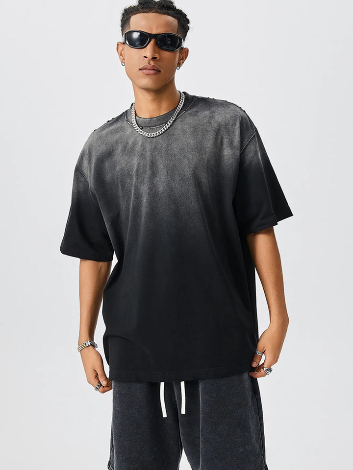 Men's Oversized Gradient Short Sleeve T-Shirt
