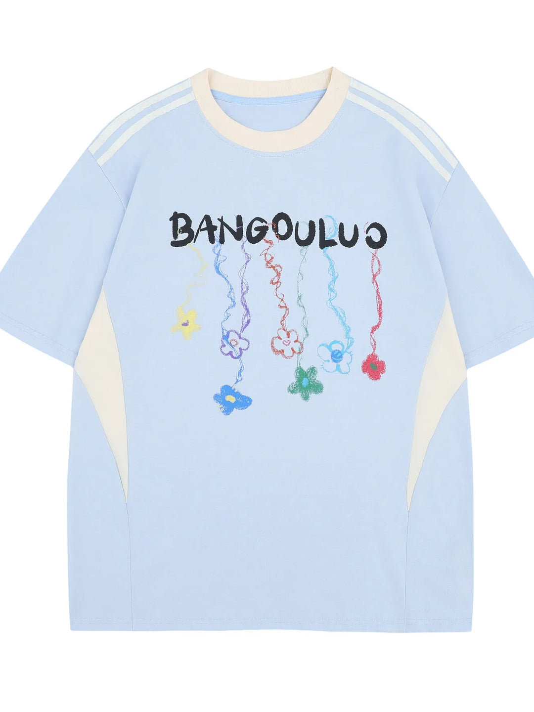 Men's Graphic Round Neck Short Sleeve T-Shirt